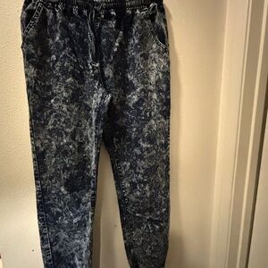 American Bazi tie waist casual Jeans